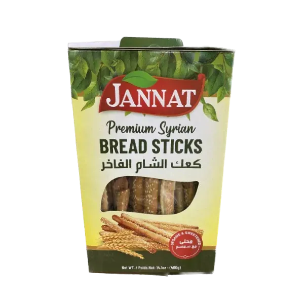 Breadsticks Cartoon Sweetened W/Sesame Jannat (400g x 12)