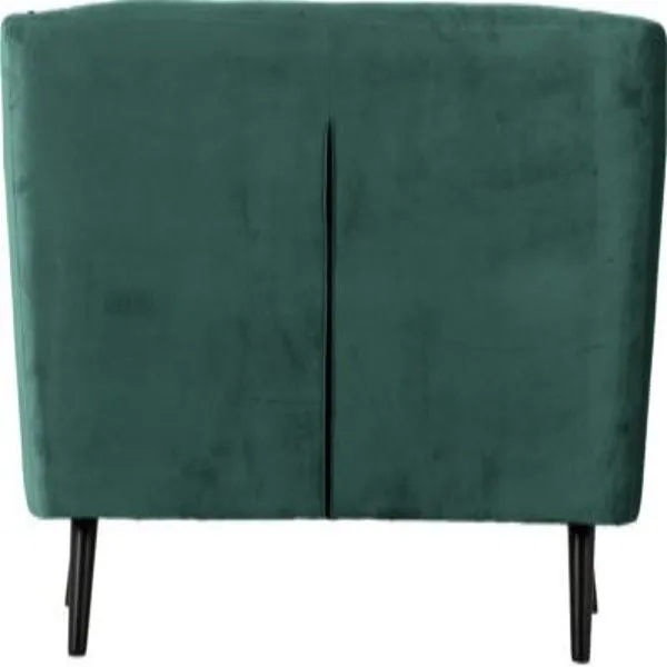 Ascot Green 2 Seater Velvet Fabric Sofa