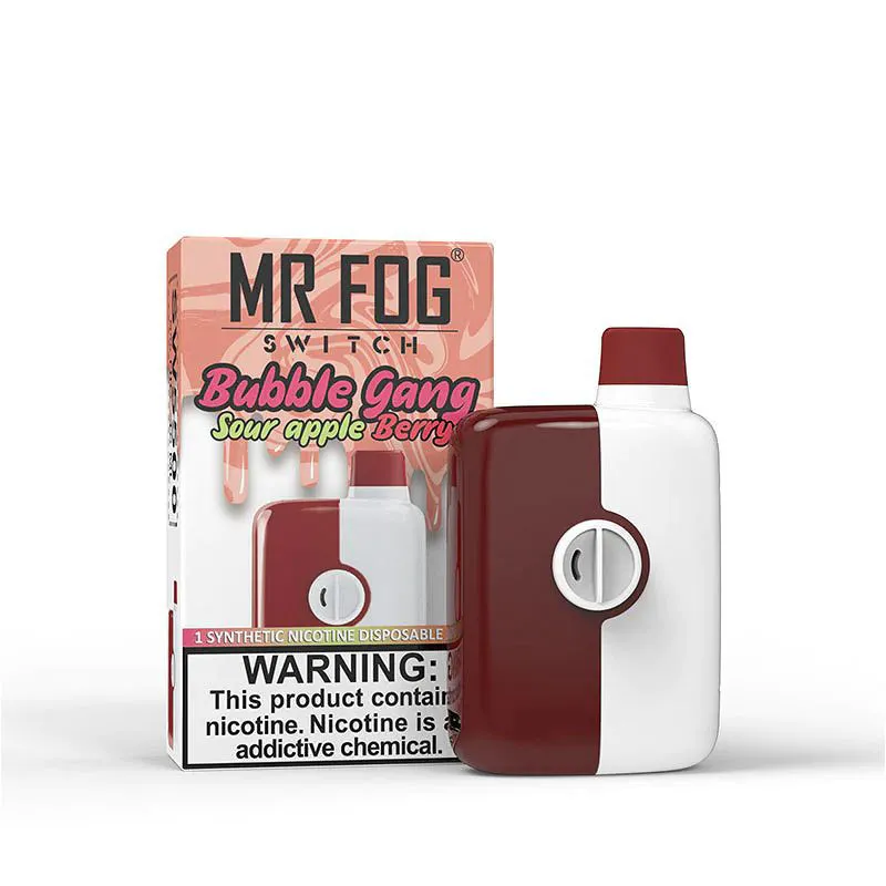 MR FOG 5500 BUBBLE GANG SOUR APPLE BERRY