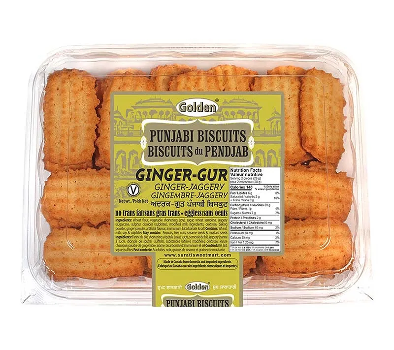 GOLDEN GINGER GUR BISCUITS 2.5LB