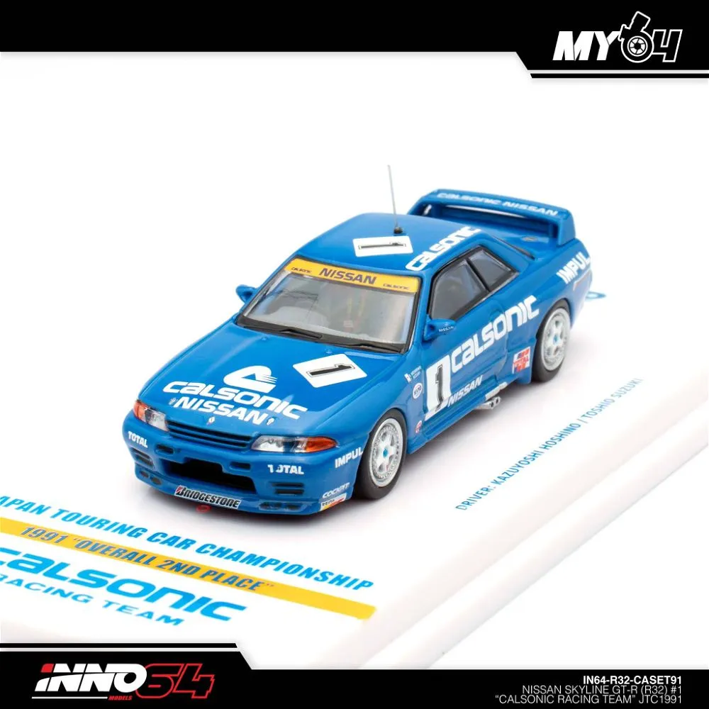 INNO64 | NISSAN SKYLINE GT-R R32 CALSONIC 1991 JTCC