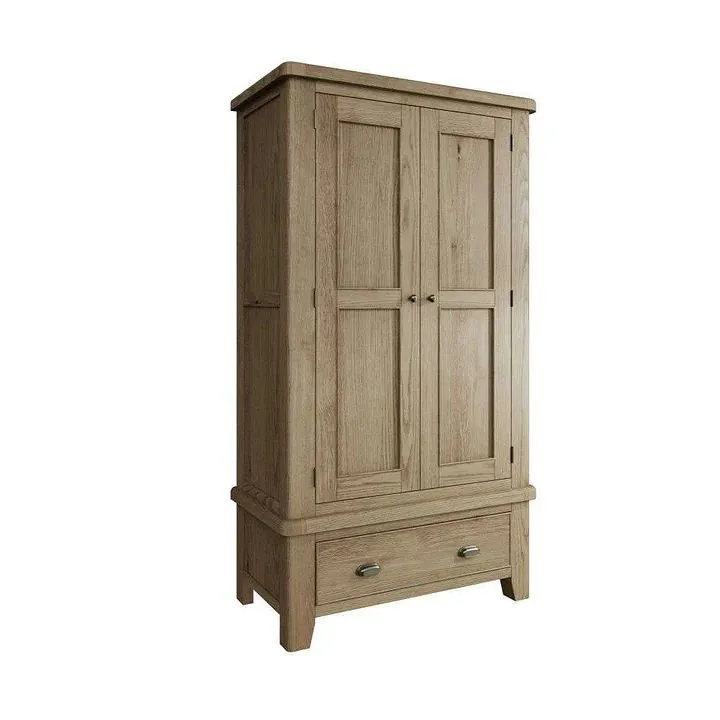 Midland Oak 2 Door Wardrobe