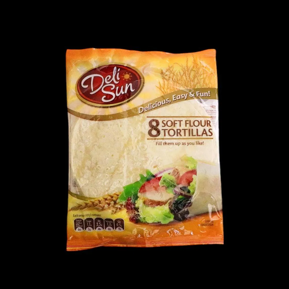 Delisun Soft Tortilla Wrap 8Pc