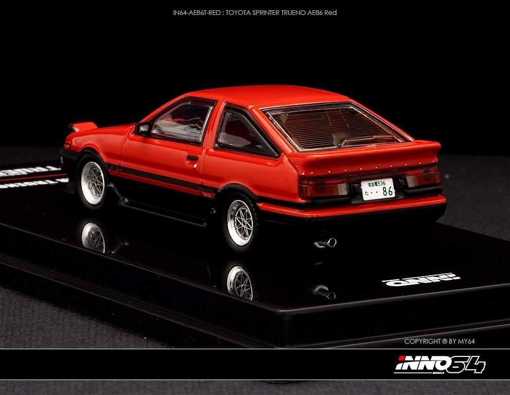 INNO64 | TOYOTA AE86 SPRINTER TRUENO RED