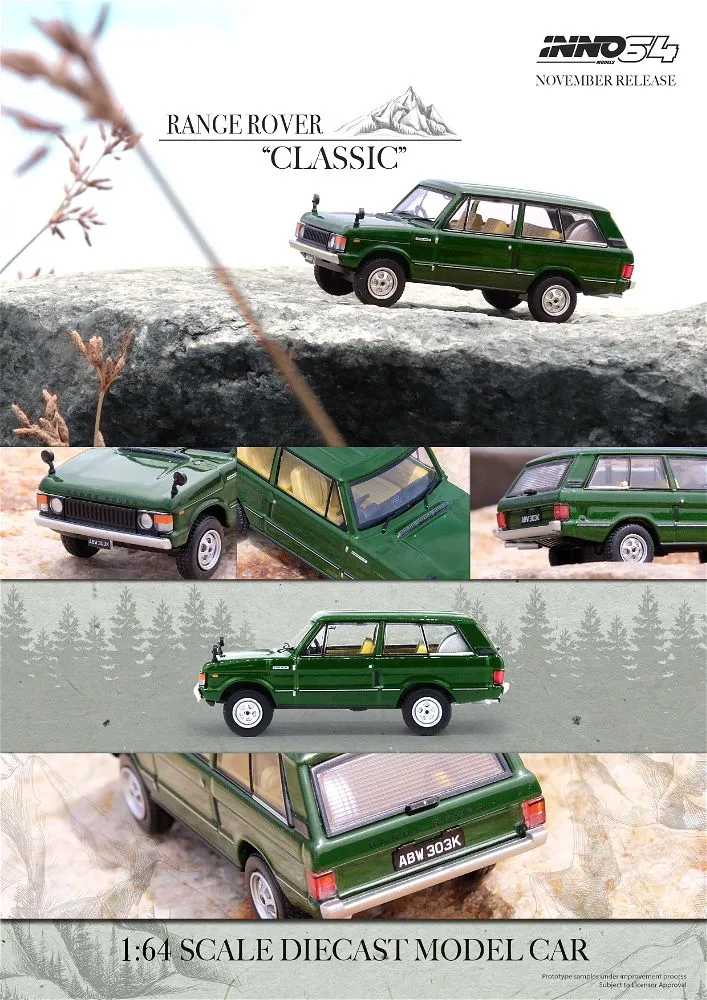 INNO64 | RANGE ROVER DEFENDER CLASSIC | LINCOLIN GREEN