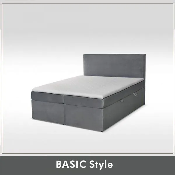 Holton Grey Storage Bed