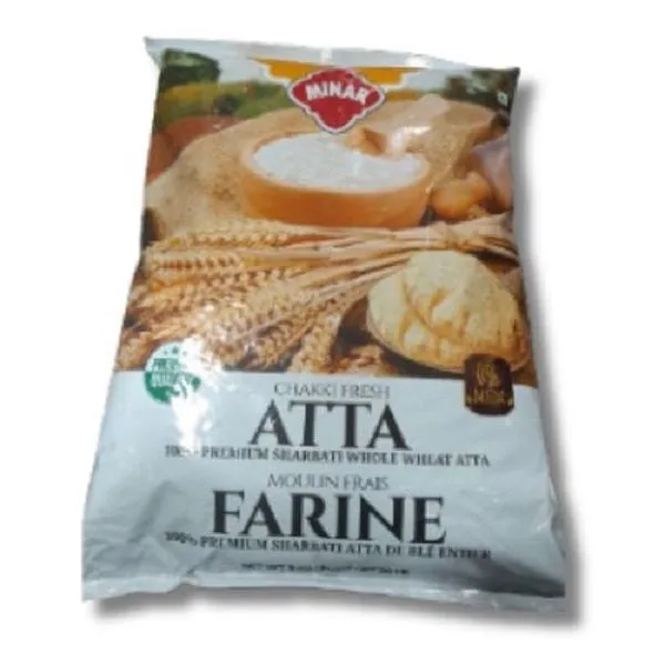 Minar Sharbati Whole Wheat Chakki Atta 20LB