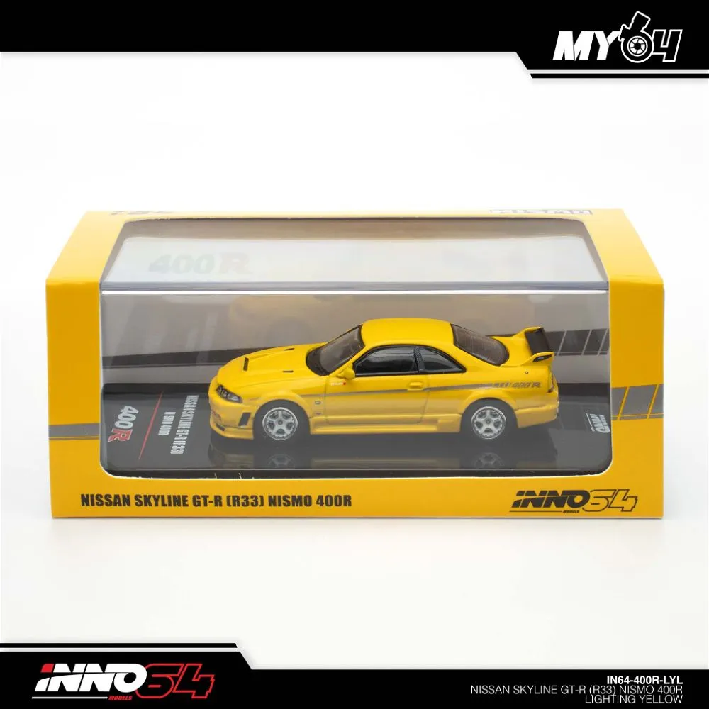 INNO64 | NISSAN SKYLINE GT-R R33 NISMO 400R | LIGHTNING YELLOW