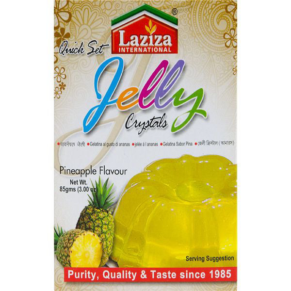 Laziza Jelly Crystal Pineapple  85g