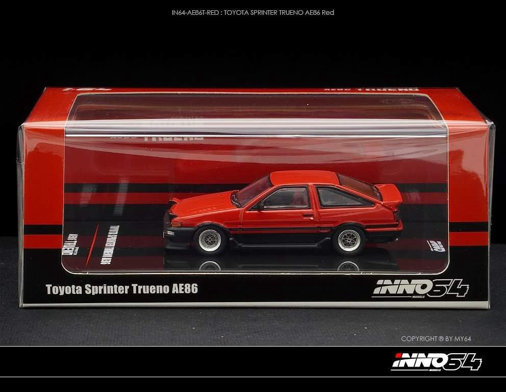 INNO64 | TOYOTA AE86 SPRINTER TRUENO RED