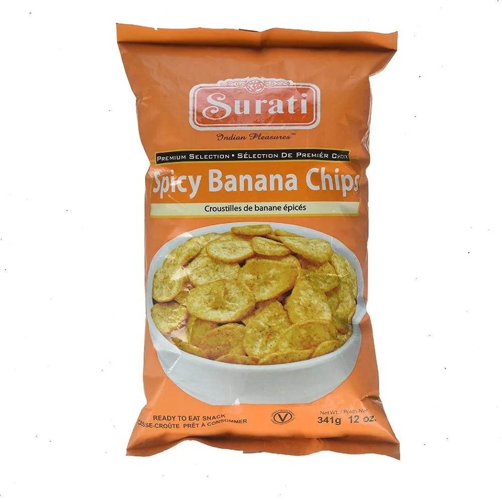 Surati Banana Chips Spicy 341gms