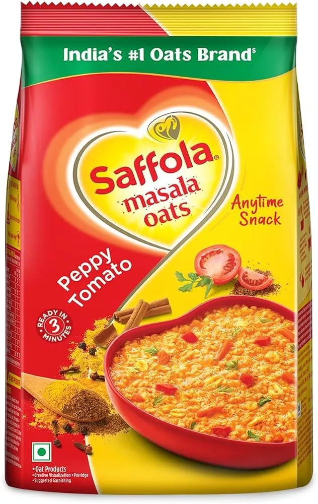 Saffola Masala Oats Peppy Tomato 500g