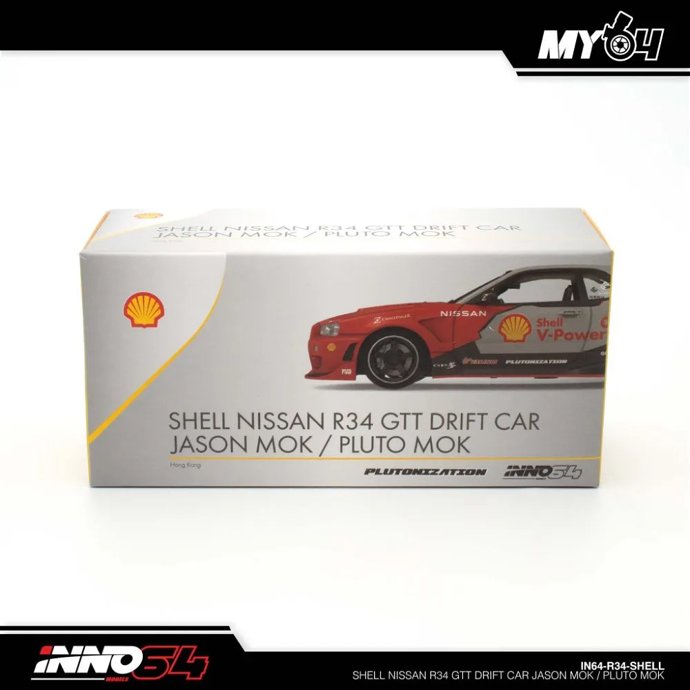 INNO64 | NISSAN SKYLINE GT-R R34 SHELL | HONG KONG TOY SALON 2022