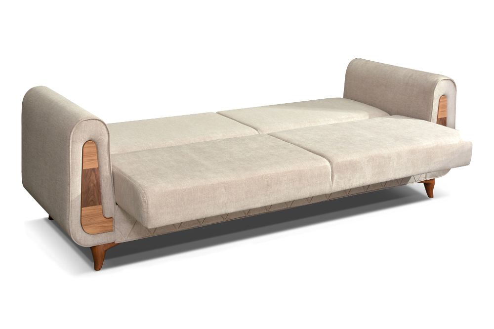 Harbin Pink  3-seater Sofa Bed