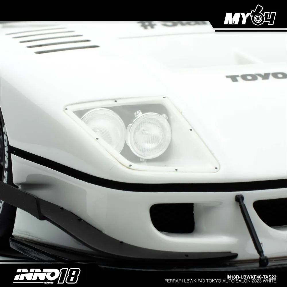 INNO18R | FERRARI LBWK F40 | WHITE