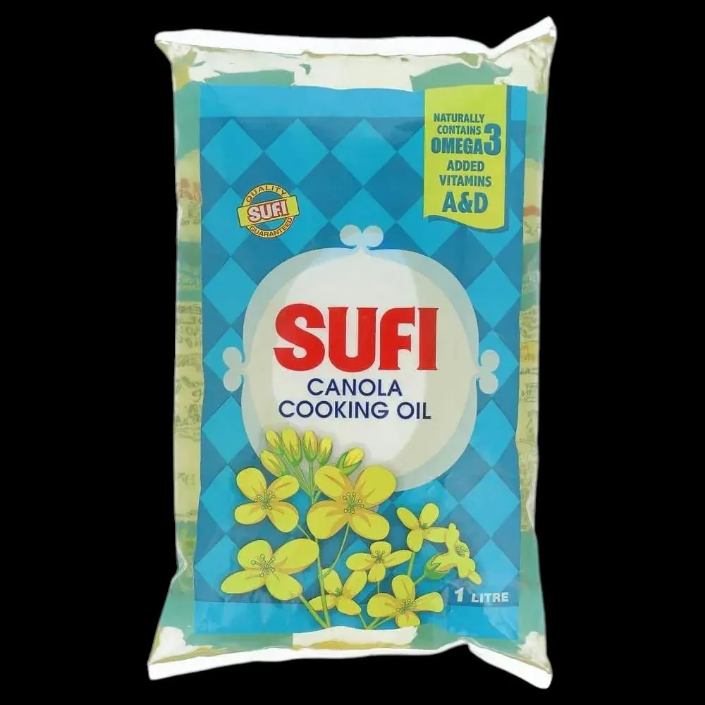 Sufi Canola Oil Pouch 1Ltr