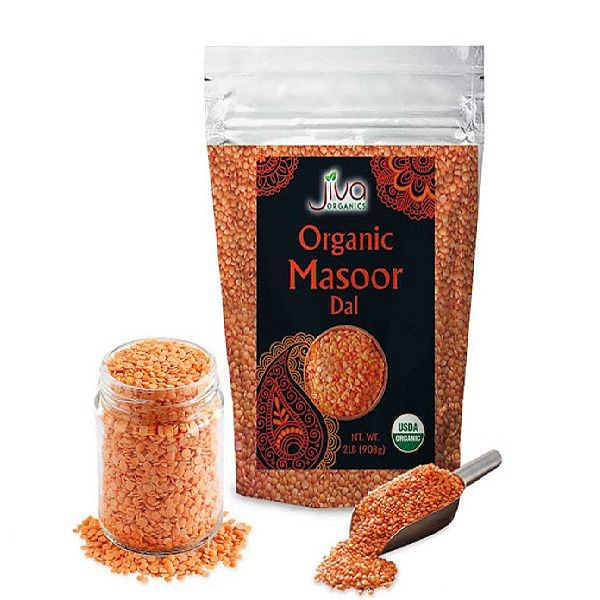 Jiva Organics Masoor Dal 2Lb