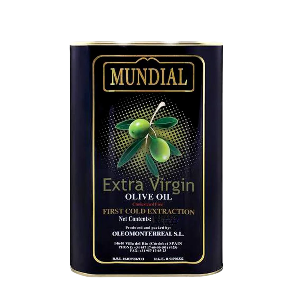 Mundial Extra Virgin Olive Oil 1 Liter Tin