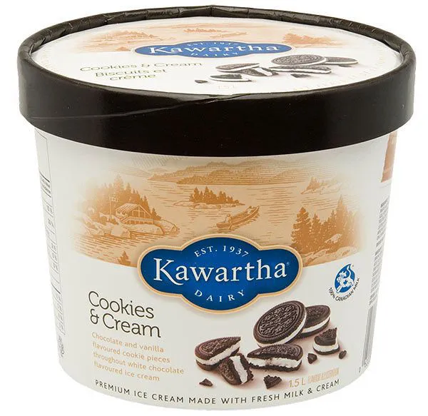 Kawartha Cooies & Cream Ice Cream 1.5L