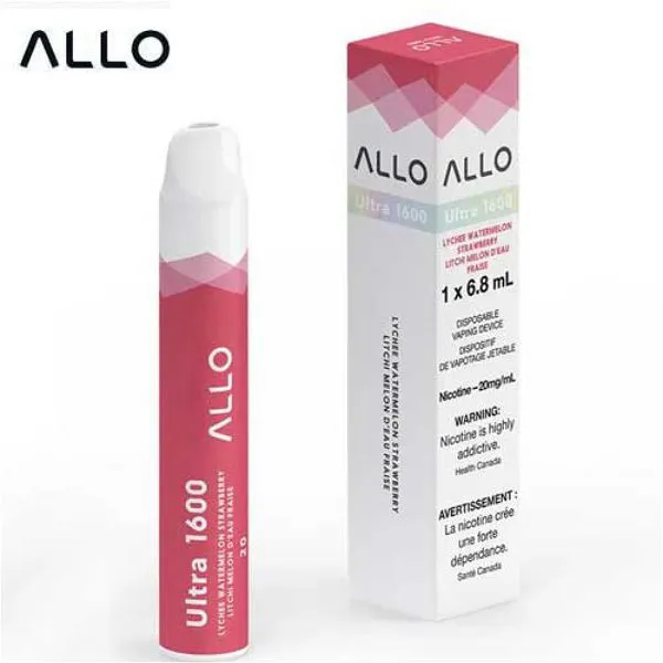 ALLO ULTRA 1600 LYCHEE WATERMELON STRAWBERRY