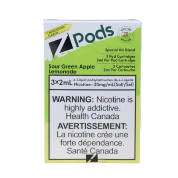 Z PODS SOUR GREEN APPLE LEMONADE