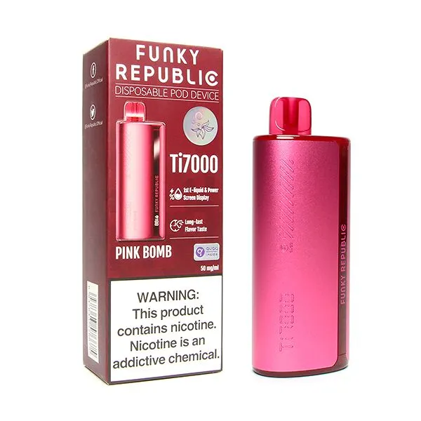 Funky republic Ti7000 pink bomb