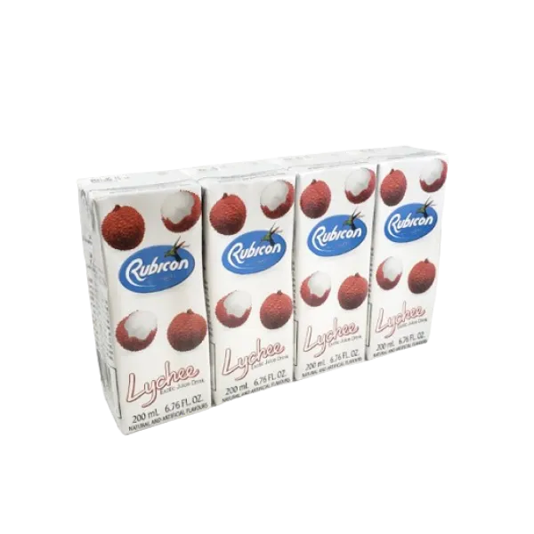 Rubicon Lychee Juice 200ml X 4