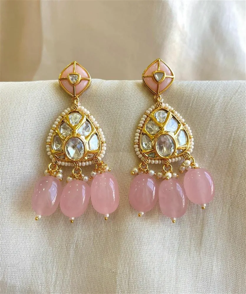 Ayenoor Earrings Pink