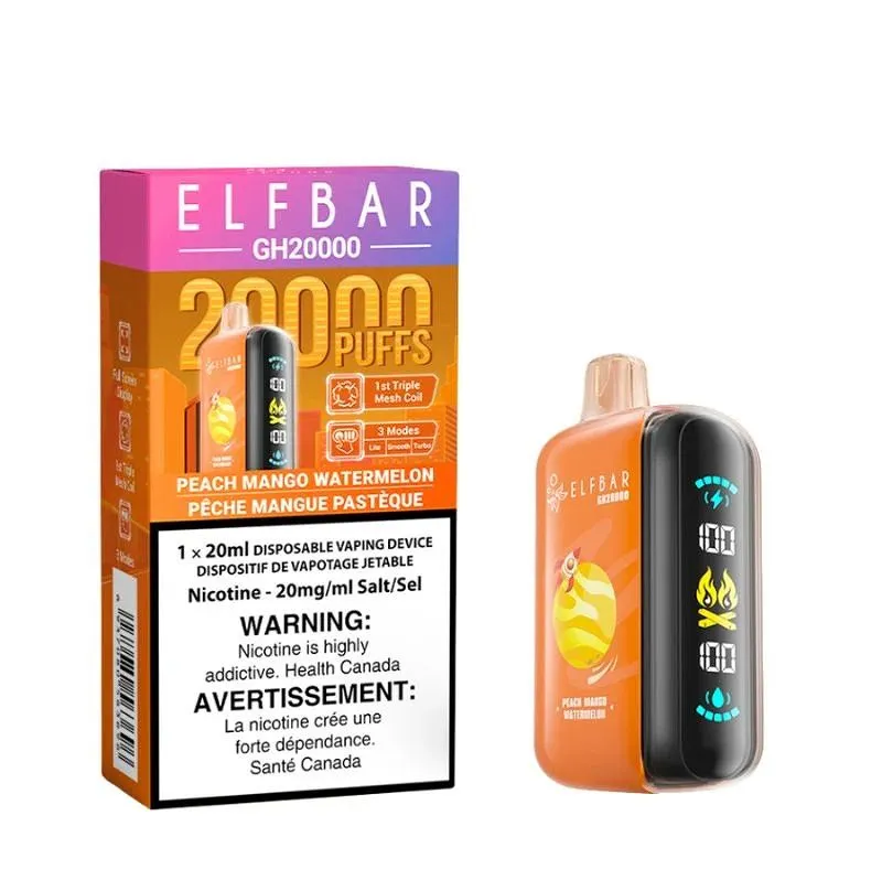 ELFBAR 20000 Peach Mango Watermelon