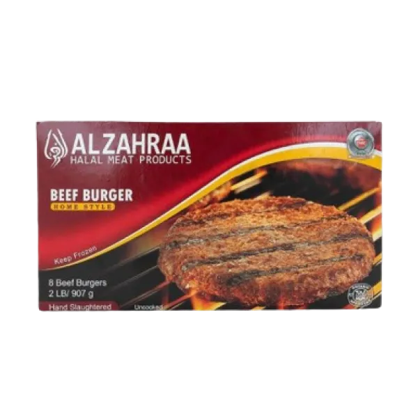 Al Zahraa Beef Burger 8pieces 907g