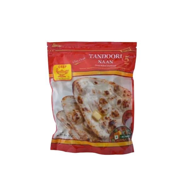 Deep Frozen Tandoori Naan 5 pieces 350g