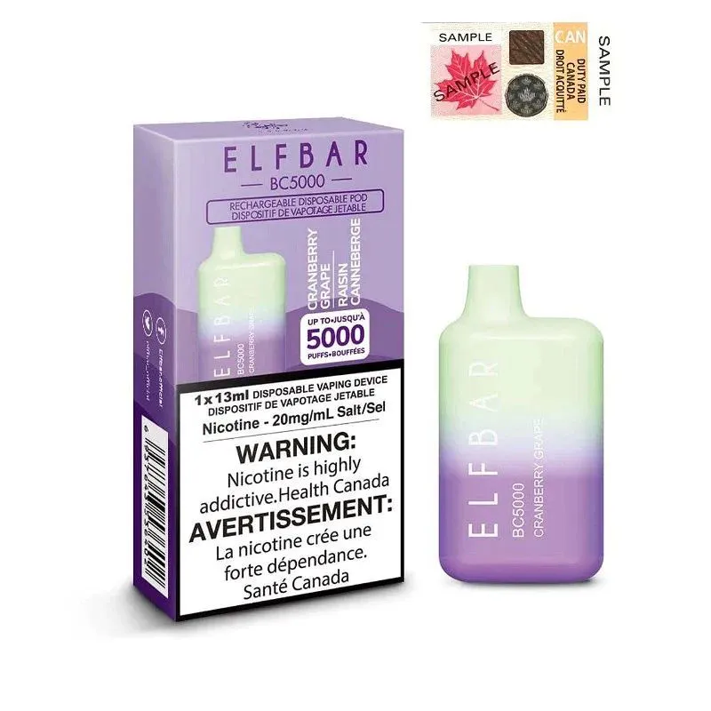 ELFBAR 5000 CRANBERRY GRAPE