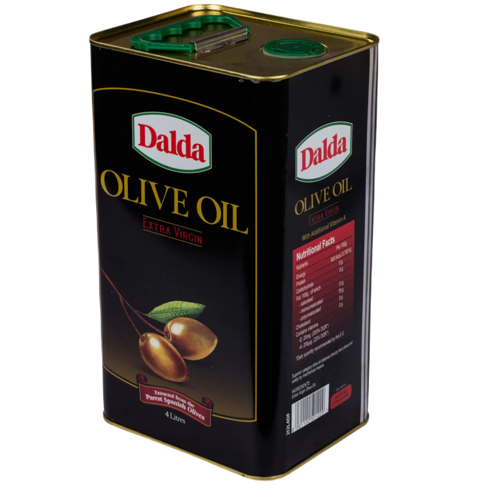 Dalda Olive Oil Extra Virgin Tin 4 Liter