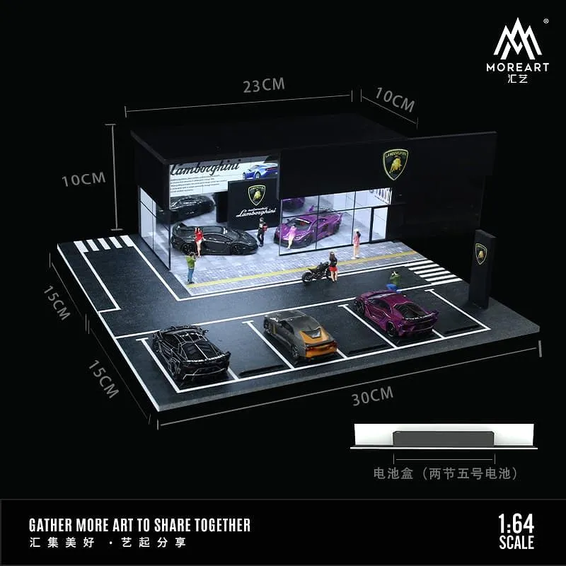 MOREART | LAMBORGHINI SHOWROOM | DIORAMA