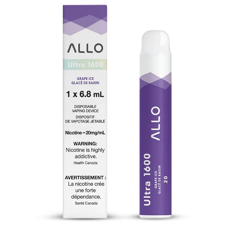 ALLO ULTRA 1600 GRAPE ICE