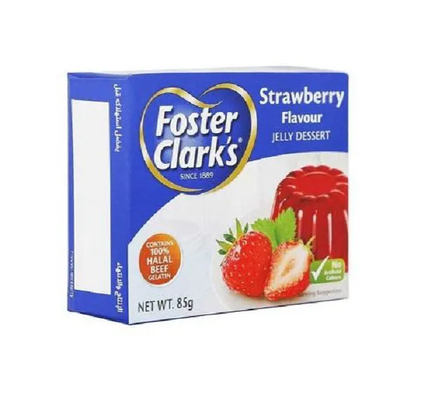 Foster Clarks Strawberry Jelly 85g.