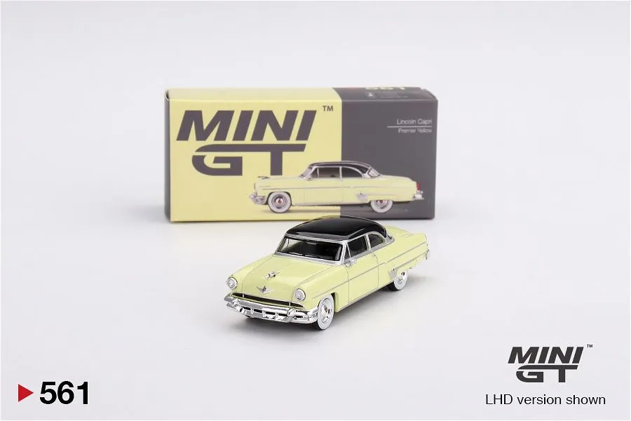 MINI GT | LINCOLIN CAPRI 1954 | PREMIER YELLOW