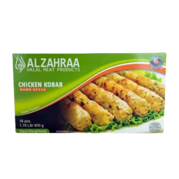 Al Zahraa Chicken Kobab 16pieces 800g