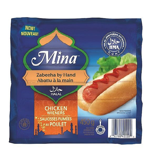 Mina Chicken Weiners 450g