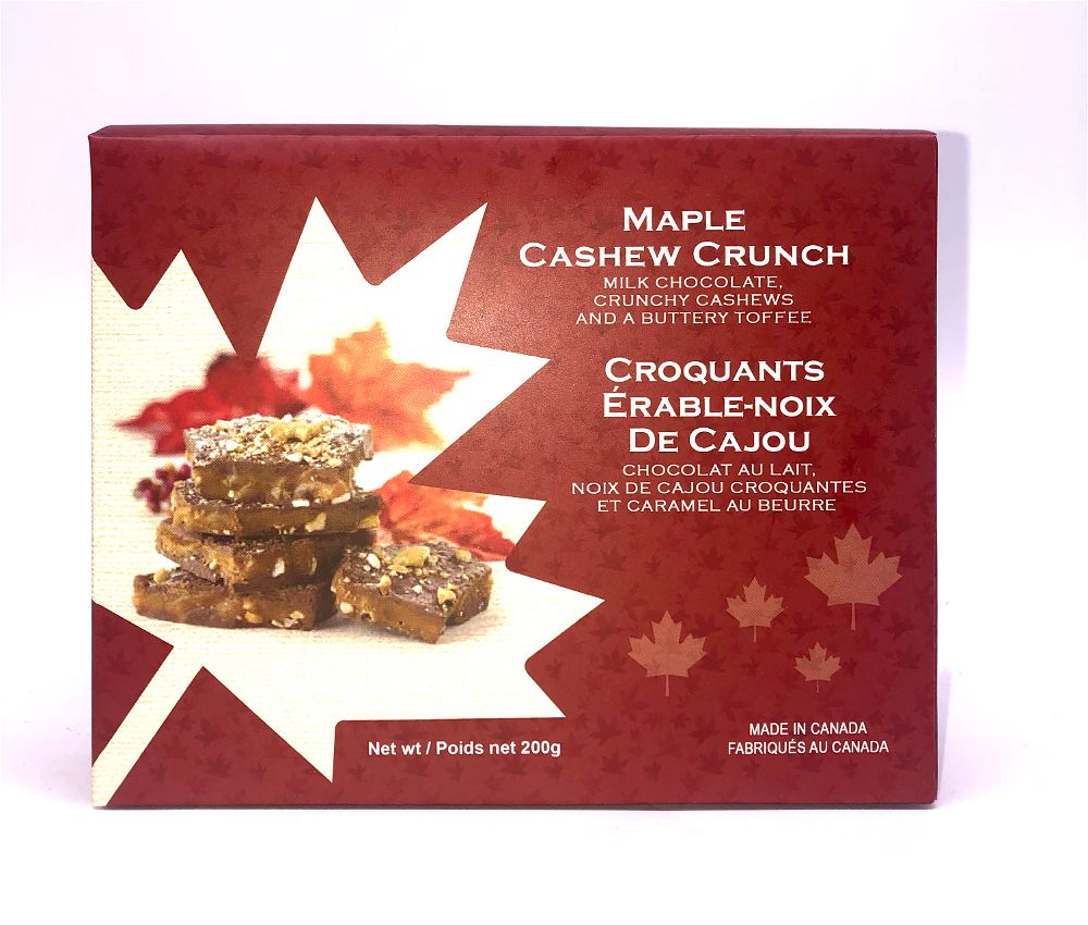 MAPLE CASHEW CRUNCH (200G) - GLUTEN FREE