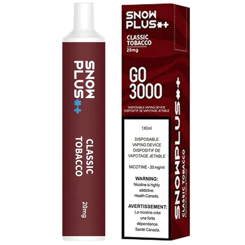 SNOW PLUS GO 3000 CLASSIC TOBACCO