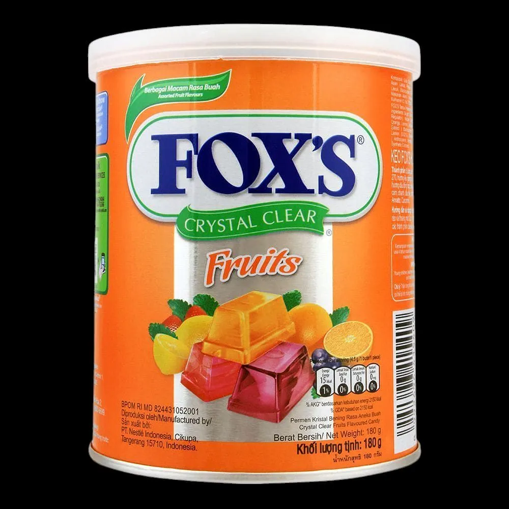 Foxs Fruit Tin 180G