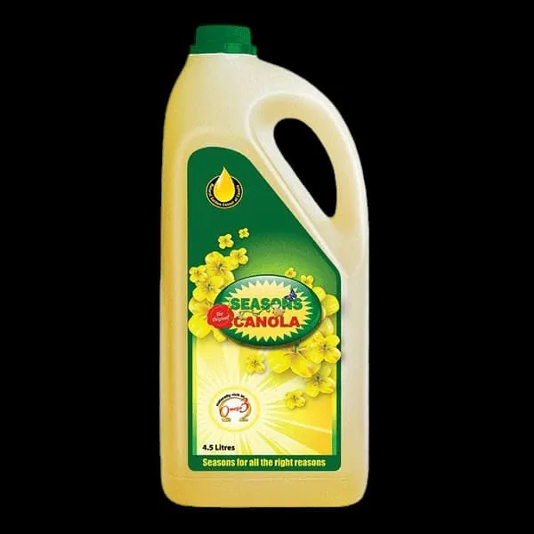 Seasons Canola Oil 4.5Ltr Bottle