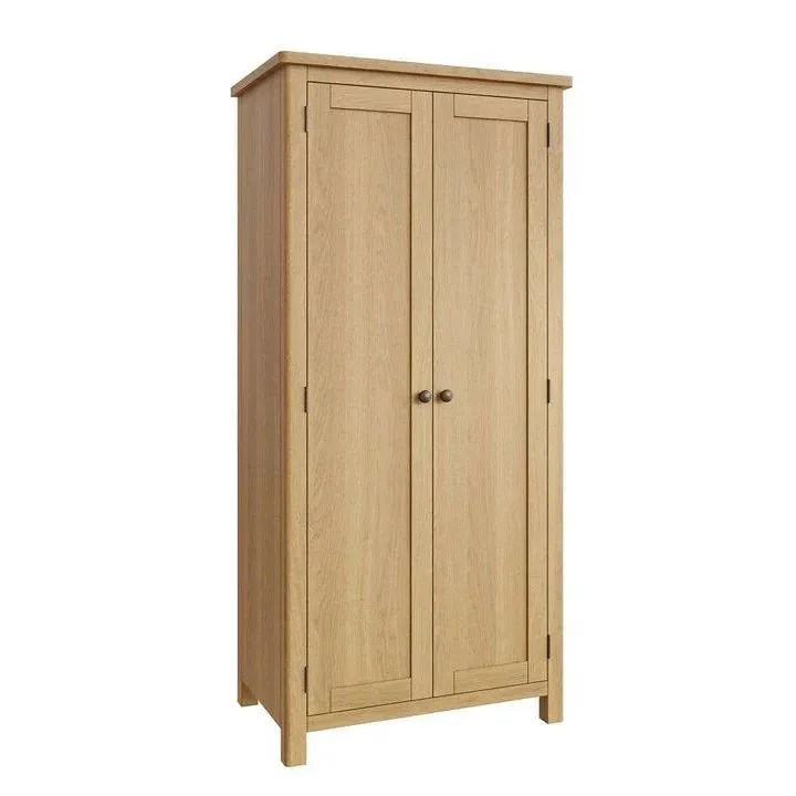 Vasse Oak 2 Door Wardrobe