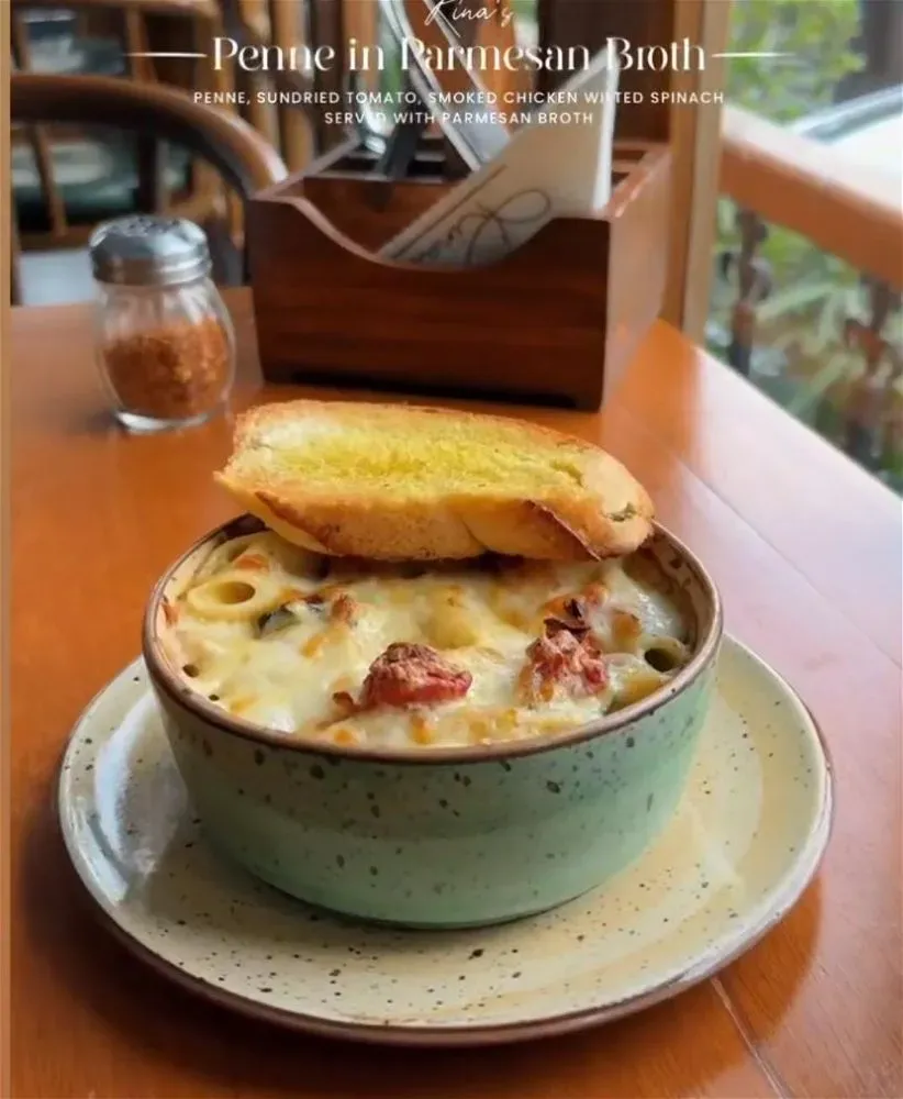 Penne In Parmesan Broth