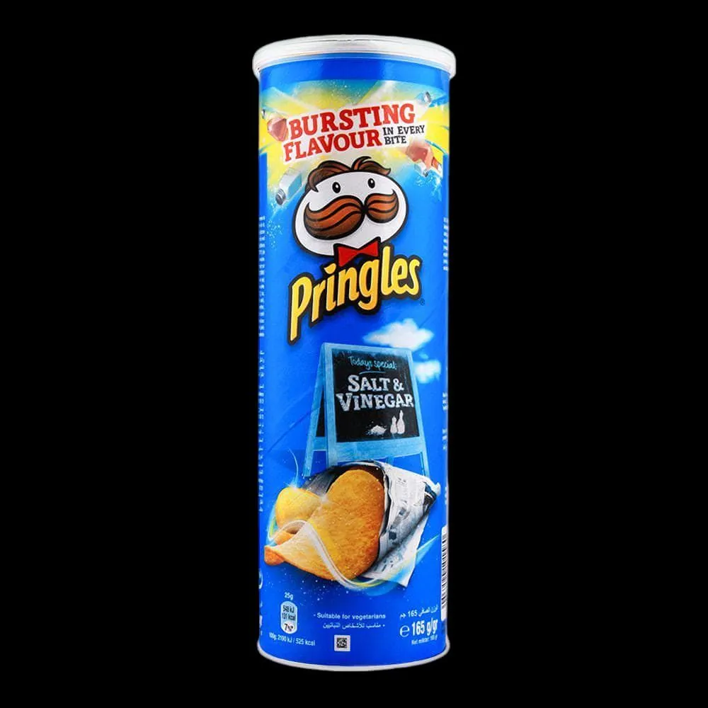 Pringles Salt And Vinegar 165G