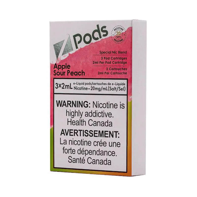 Z PODS APPLE SOUR PEACH