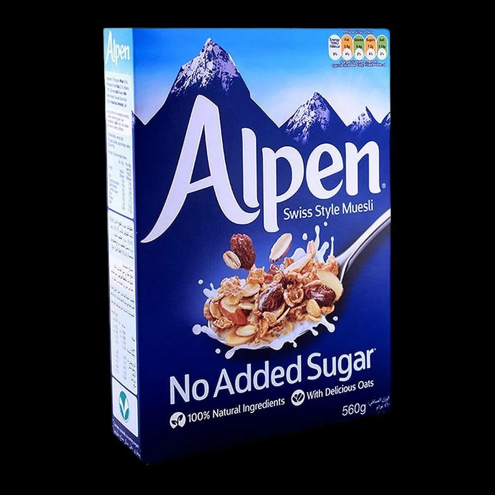 Alpen No Added Sugar 550G