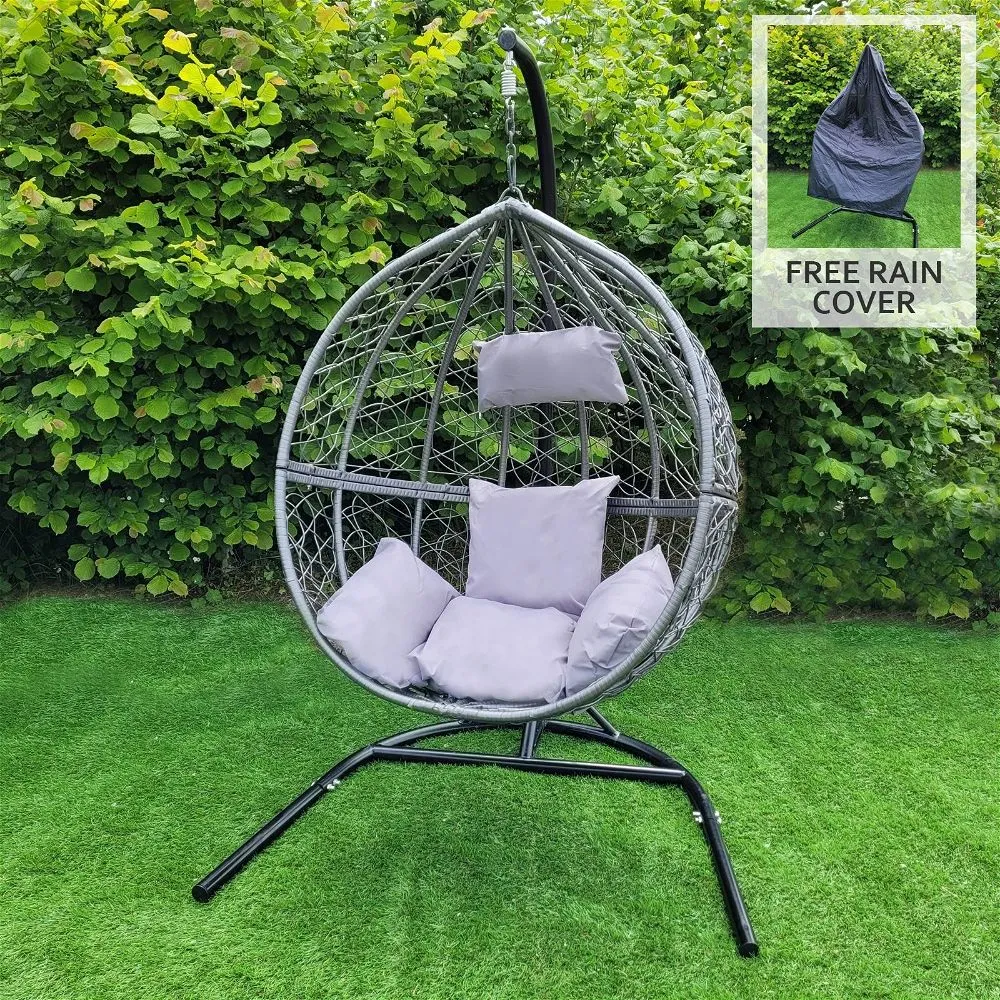 Grey Egg Swing Chair