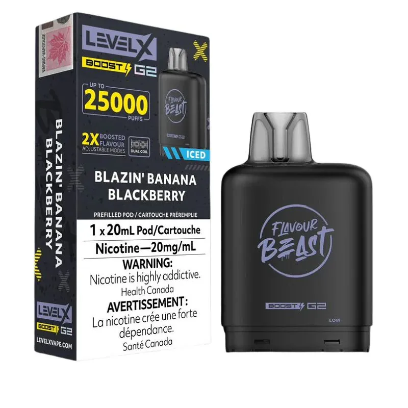 Level X Pod 25k Blazin Banana Blackberry